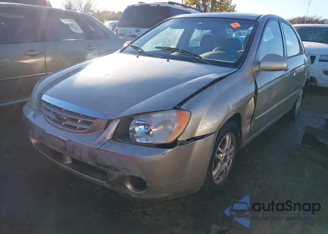 2005 Kia Spectra Ex/Lx/Sx from USA, damaged, VIN KNAFE121455079350